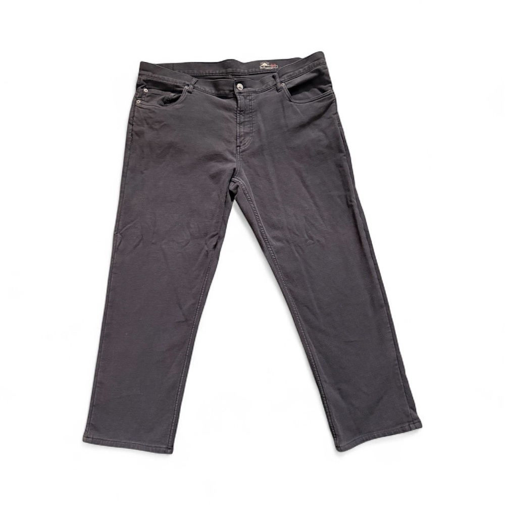 Faherty Men's Stretch Terry 5 Pocket Pants Slate Grey Size 38 - Picture 3 of 6